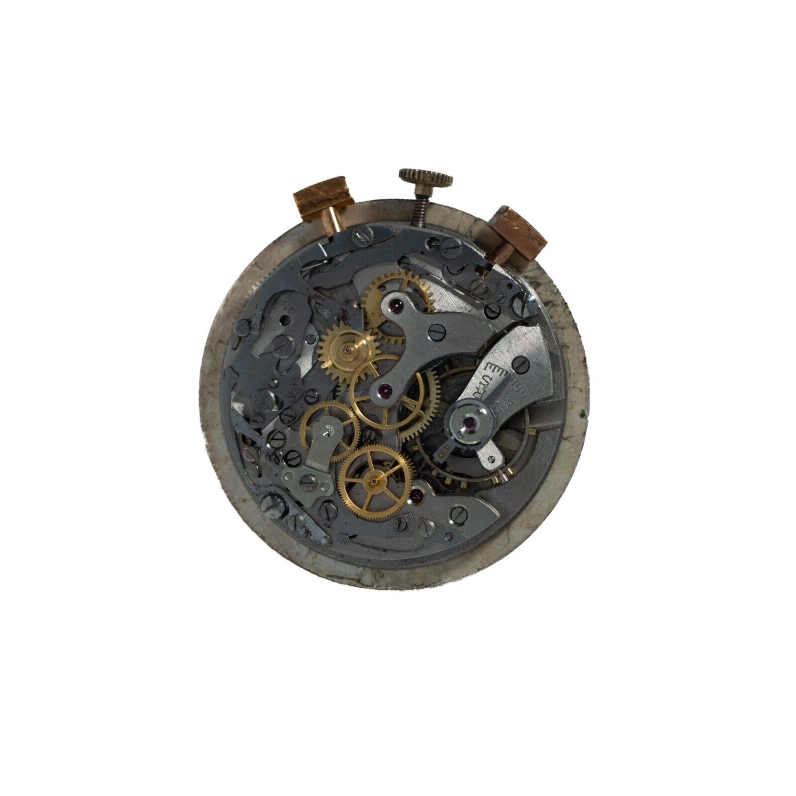 Chronographe Suisse Landeron 51 Swiss 17J Chronograph Manual Wind Watch Movement Gallery Image 0